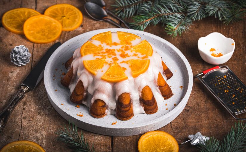 BIOidei: Tort marmorat cu coajă de portocală și ciocolată