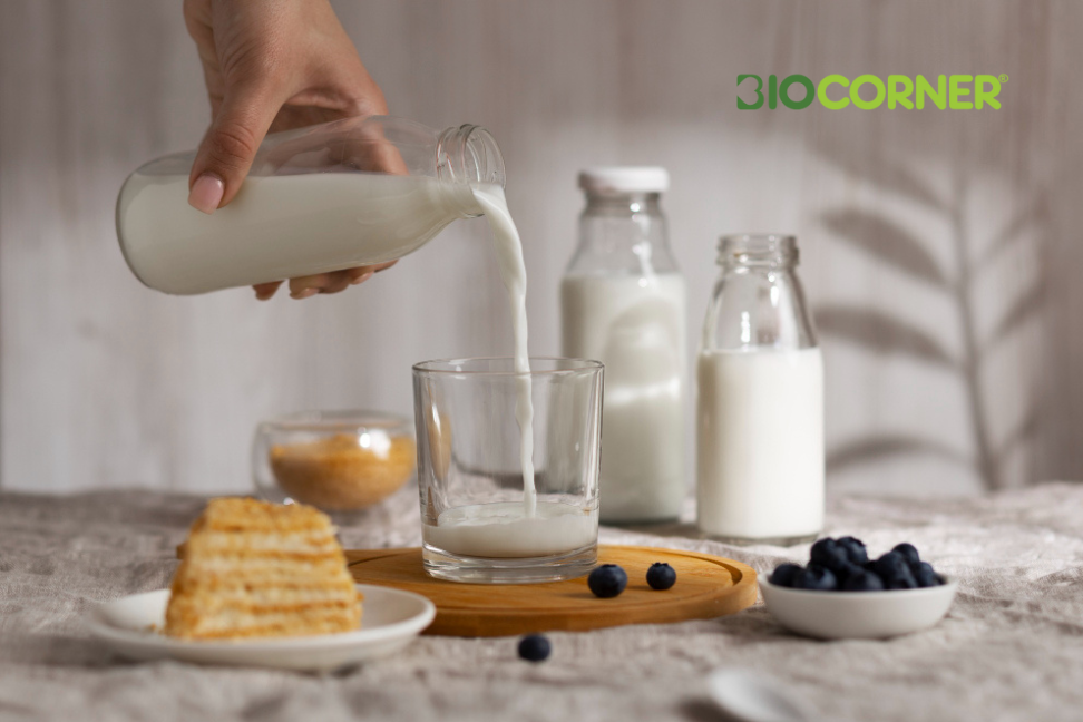 Lapte Servit La Pahar La Mic Dejun Biocorner