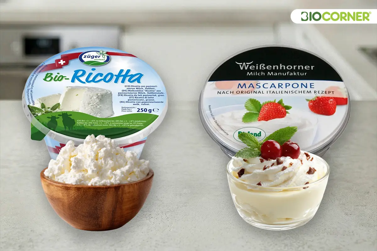 Biocorner Ricotta Vs Mascarpone