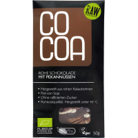 COCOA ECO CIOCOLATA RAW CU NUCI PECAN 50G-0