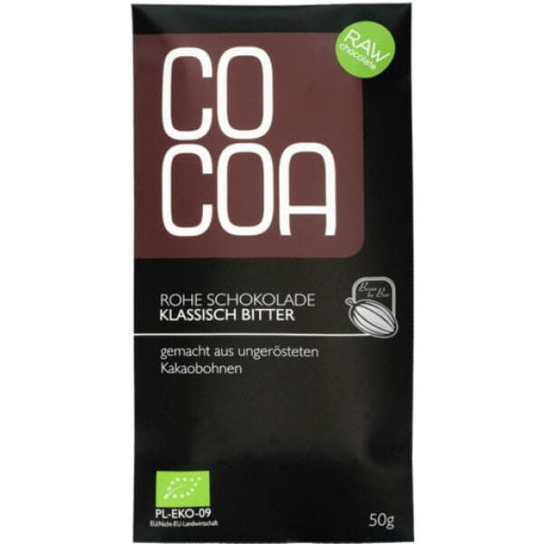 COCOA ECO CIOCOLATA RAW VEGAN 70% CACAO 50G-0