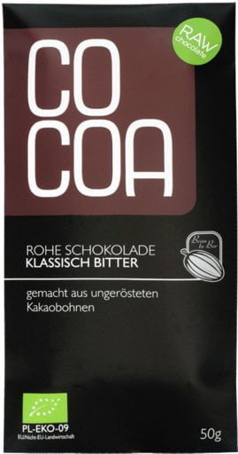 COCOA ECO CIOCOLATA RAW VEGAN 70% CACAO 50G-0