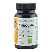REPUBLICA BIO Curcuma Ecologica (Turmeric) din India (405 mg) , 60 capsule-0