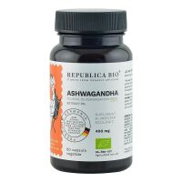 REPUBLICA BIO Ashwagandha Ecologica din India (400 mg) - 60 capsule-0