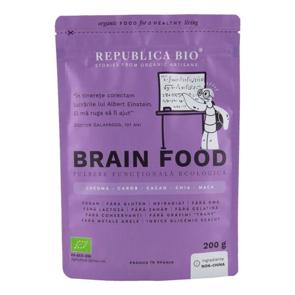 REPUBLICA BIO Brain Food, pulbere functionala ecologica, 200 g-0