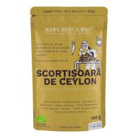 REPUBLICA BIO Scortisoara de Ceylon, pulbere ecologica pura, 100 g-0