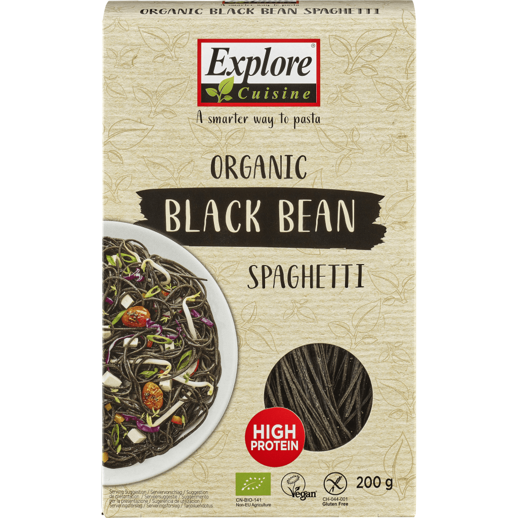 SPAGHETE BIO DIN FASOLE NEAGRA 200G EXPLORE CUISINE | Biocorner