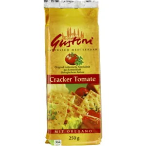 GUSTONI ECO CRAKERS CU ROSII SI OREGANO 250G-0