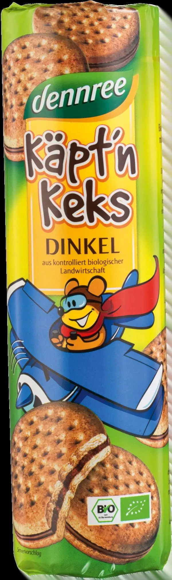 DENNREE ECO BISCUITI DIN GRAU SPELTA CU CIOCOLATA 330G-0