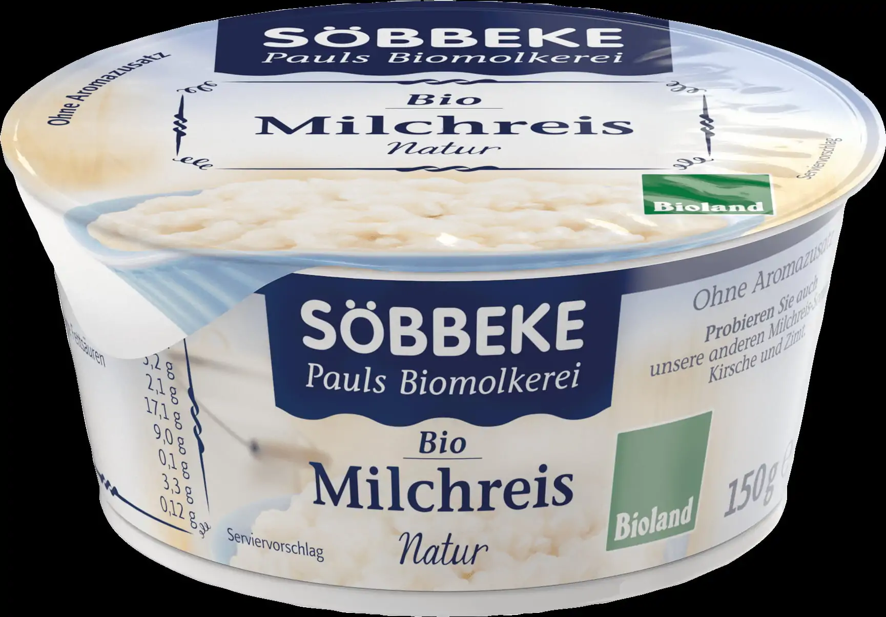 SOBBEKE ECO OREZ CU LAPTE 150 G-0