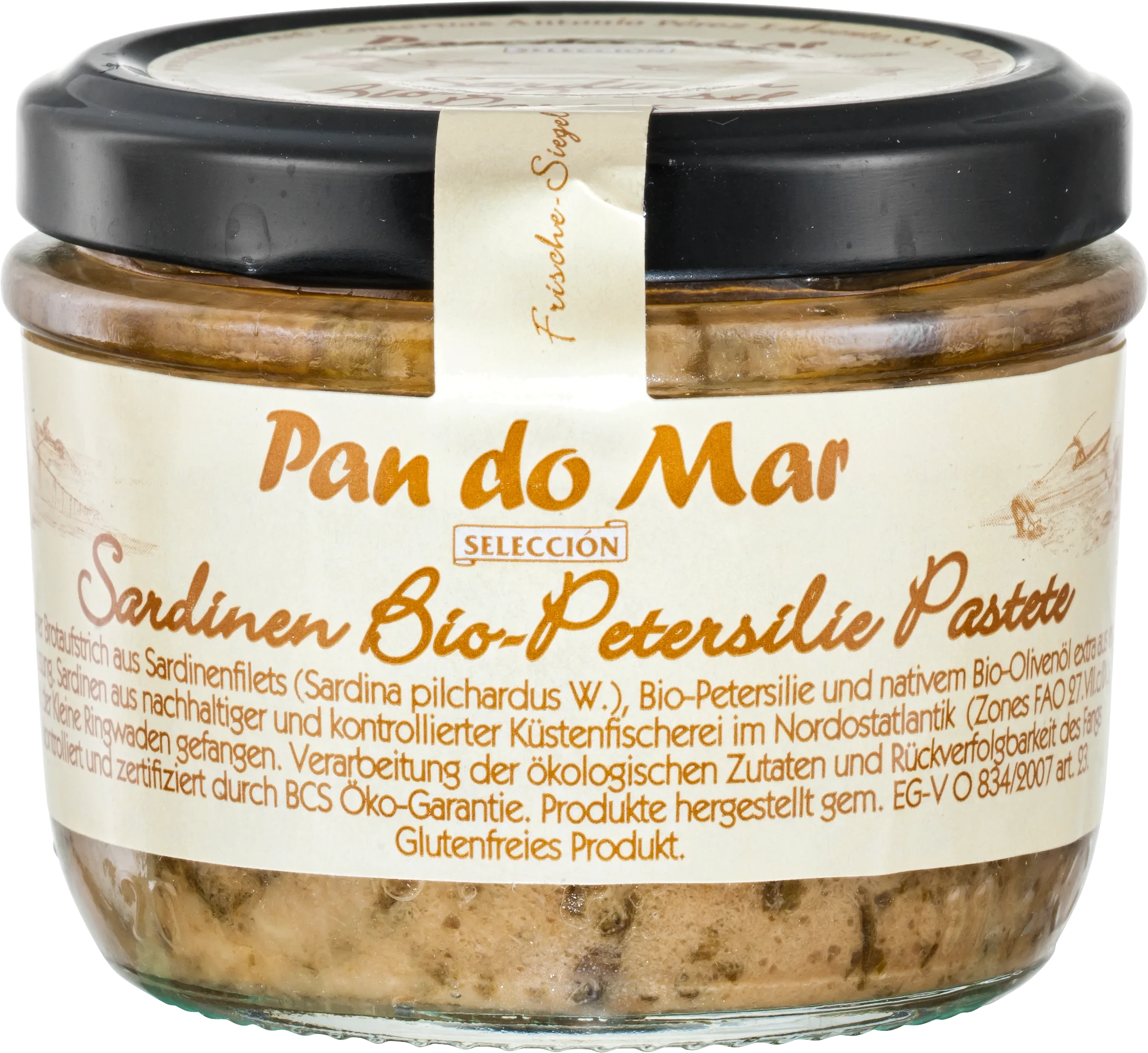 PAN DO MAR ECO PATE DIN SARDINE CU PATRUNJEL 125G-0