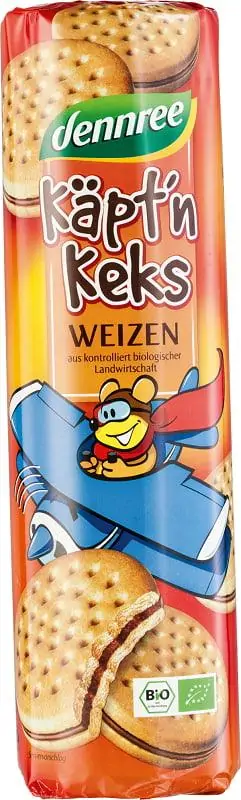 DENNREE ECO BISCUITI DIN GRAU CU CIOCOLATA 330 G-0