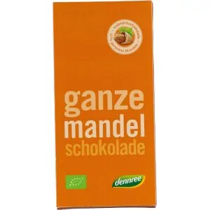 DENNREE ECO CIOCOLATA CU MIGDALE 100G-0