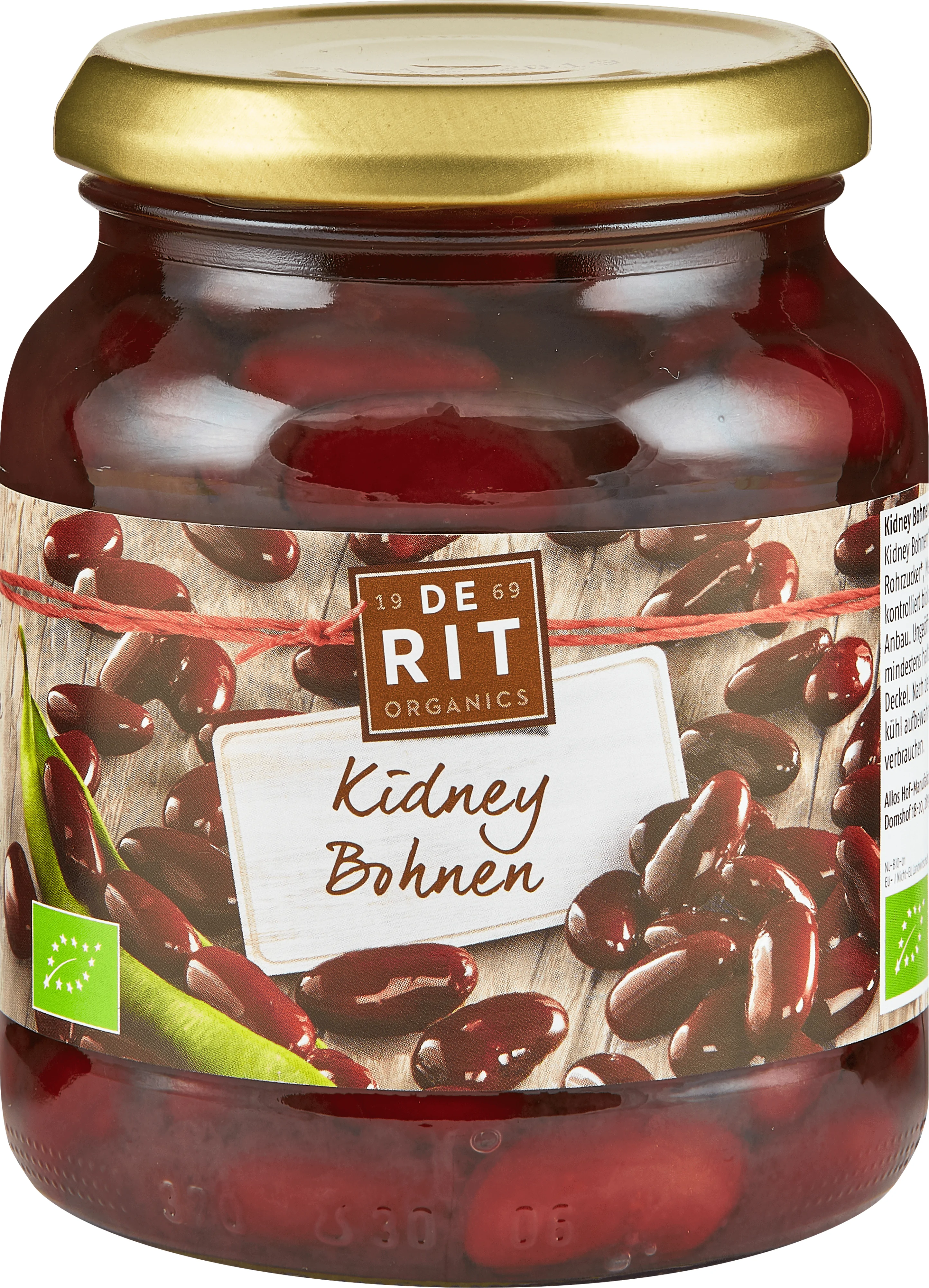 DE RIT ECO FASOLE ROSIE LA BORCAN 350G-0