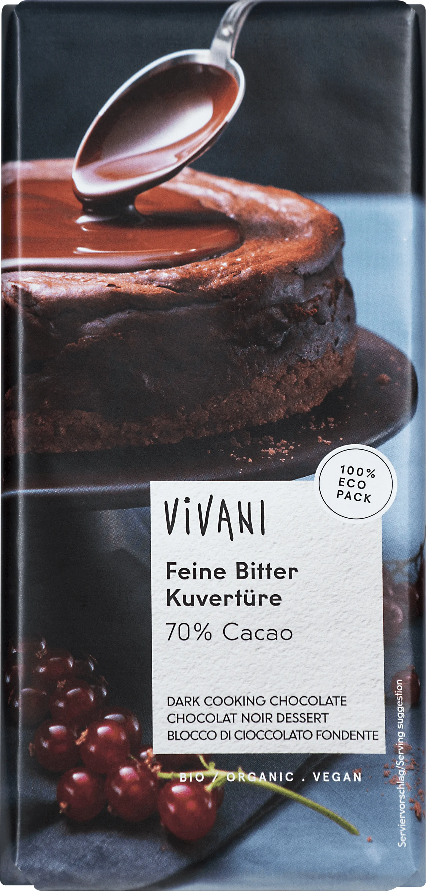 VIVANI ECO CIOCOLATA MENAJ 70% CACAO 200G-0