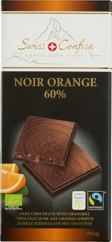 SWISS CONFISA ECO CIOCOLATA CU AROMA DE PORTOCALA 100G-0