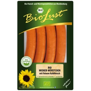 BIOLUST ECO CRENVURSTI DIN CARNE DE PORC 200G-0