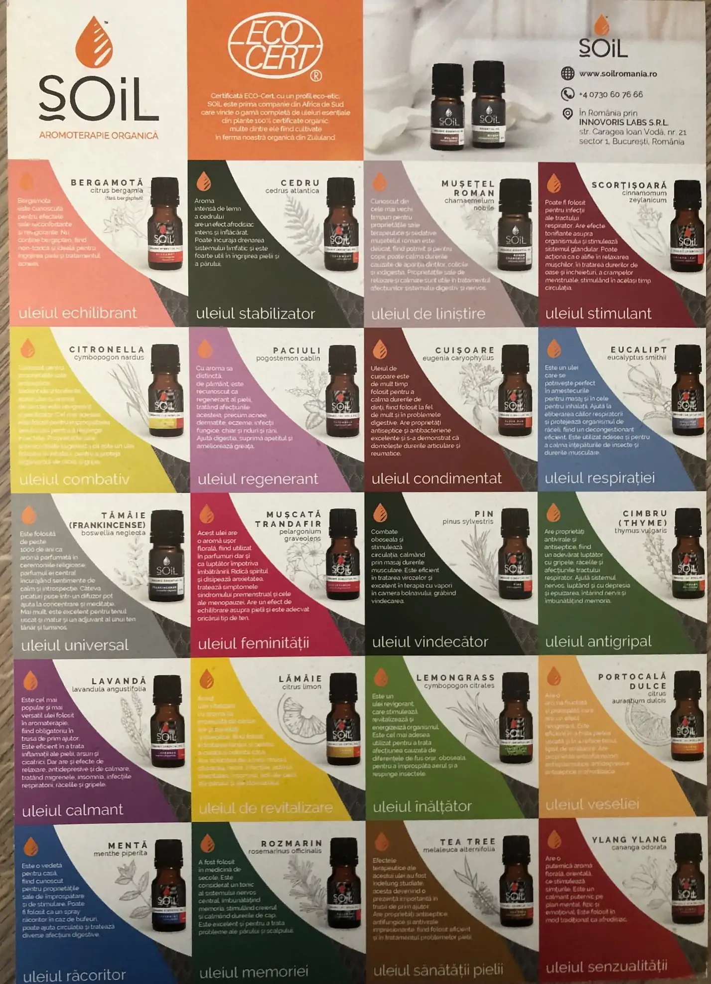 GHIDUL ULEIURILOR ESENTIALE MARCA - SOiL --0