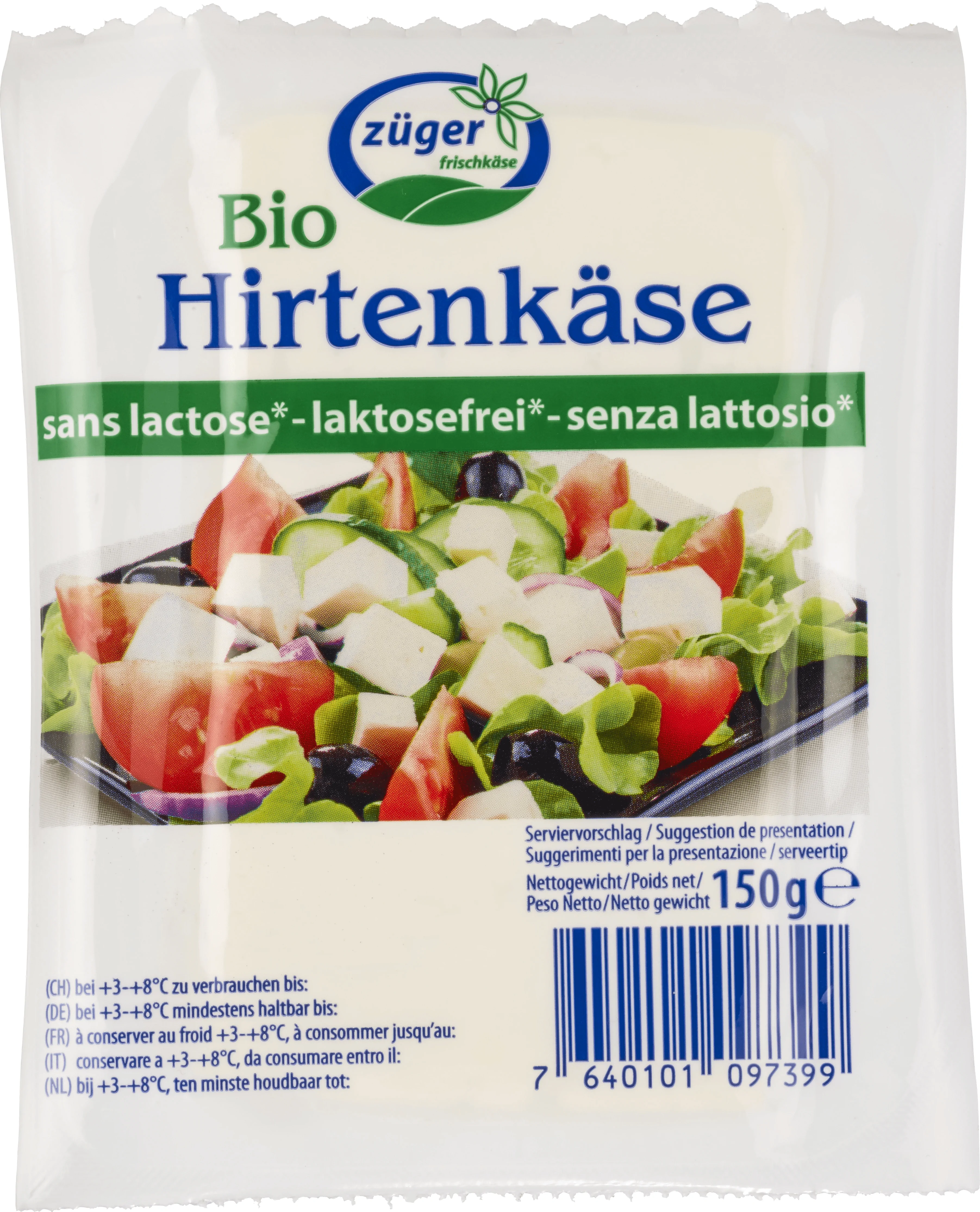 ZÜGER FRISCHKÄSE ECO BRANZA FARA LACTOZA 150 G-0
