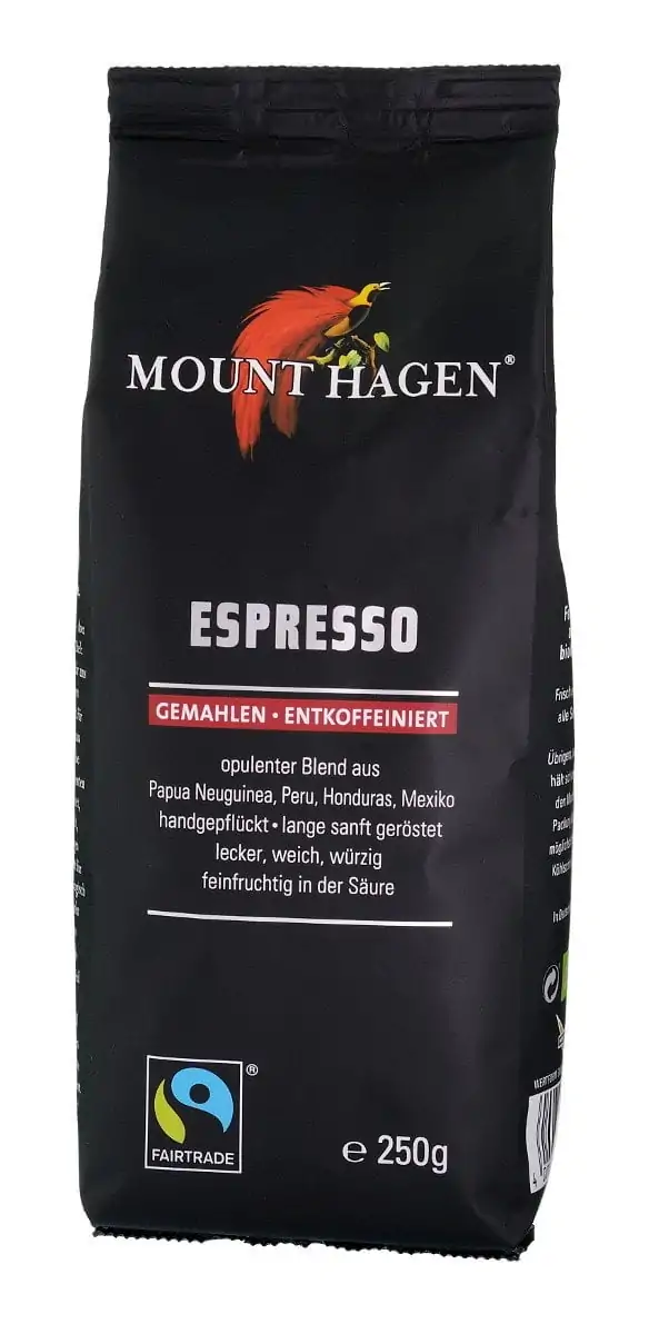 MOUNT HAGEN ECO CAFEA MACINATA DECAFEINIZATA ESPRESSO 250 -0