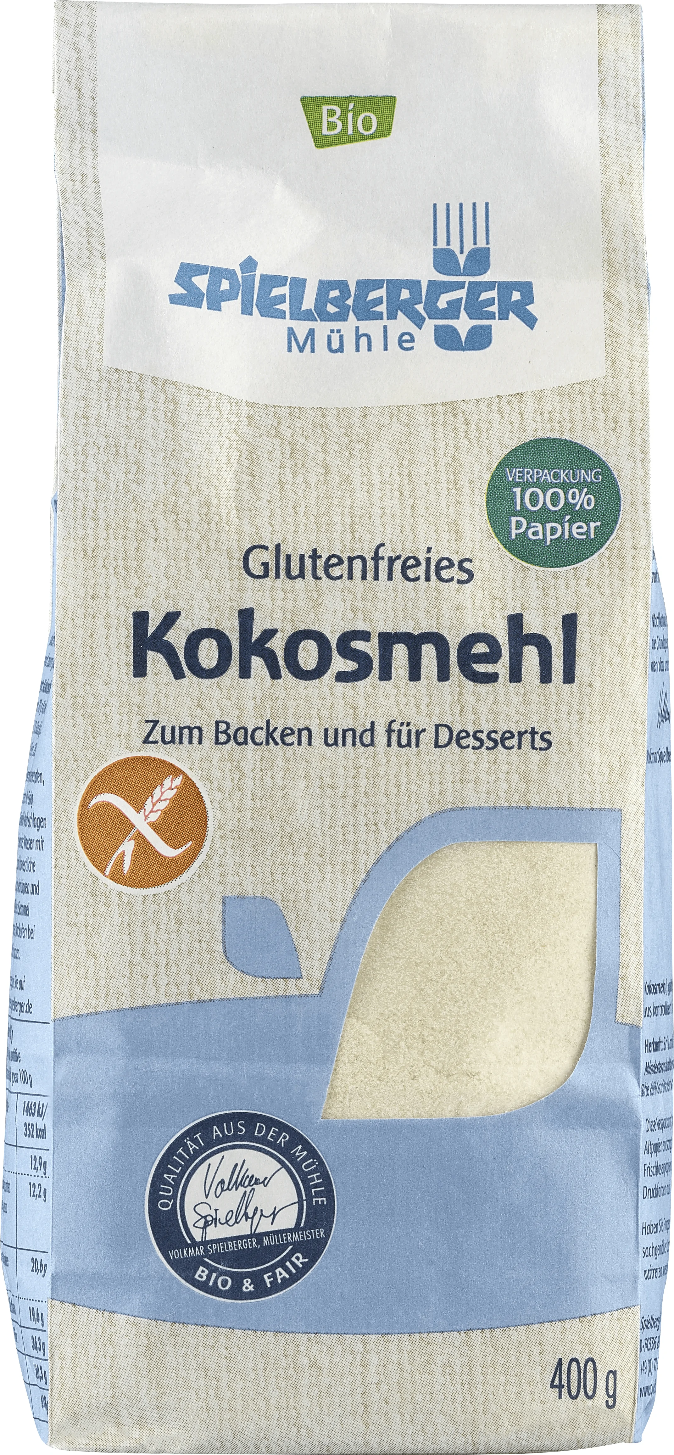 SPIELBERGER ECO FAINA DE COCOS 400G (noutate) -0