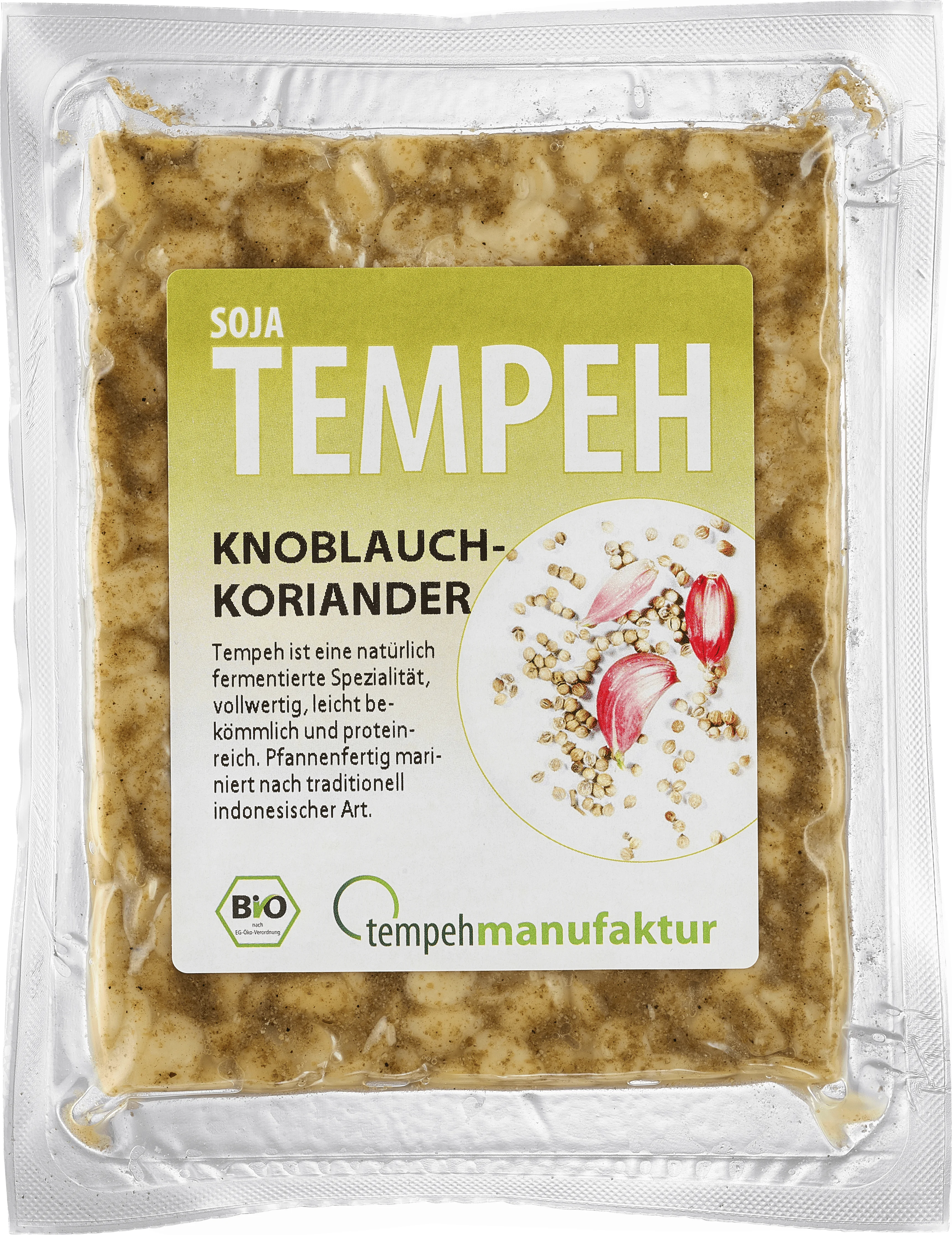 TEMPEH ECO SPECIALITATE VEGETARIANA CU USTUROI SI CORIANDRU 200G-0